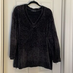 Zara Black Chenille Sweater